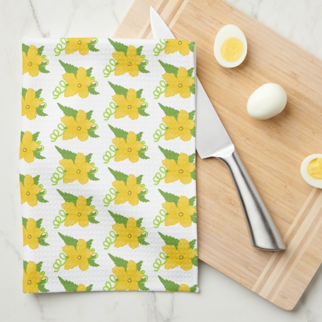 Pickle & Fresh Collection gemustert Geschirrtuch (Viertel Falte)