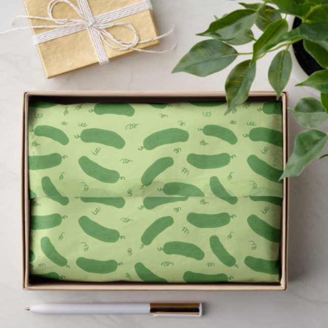 Pickle & Fresh Collection gemustert Seidenpapier (Geschenk)