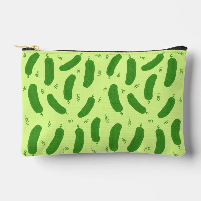 Pickle & Fresh Collection gemustert Zubehörtasche (Vorderseite)