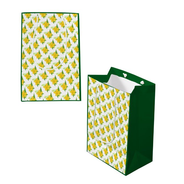 Pickle & Fresh Collection patterned floral Mittlere Geschenktüte (Von Creator hochgeladen)