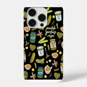 Pickle Girlies Rise Cute Pickle-Muster Lustiger Case-Mate iPhone Hülle