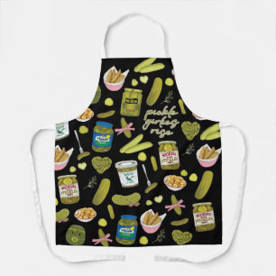 Pickle Girlies Rise Cute Pickle-Muster   Lustiger  Schürze