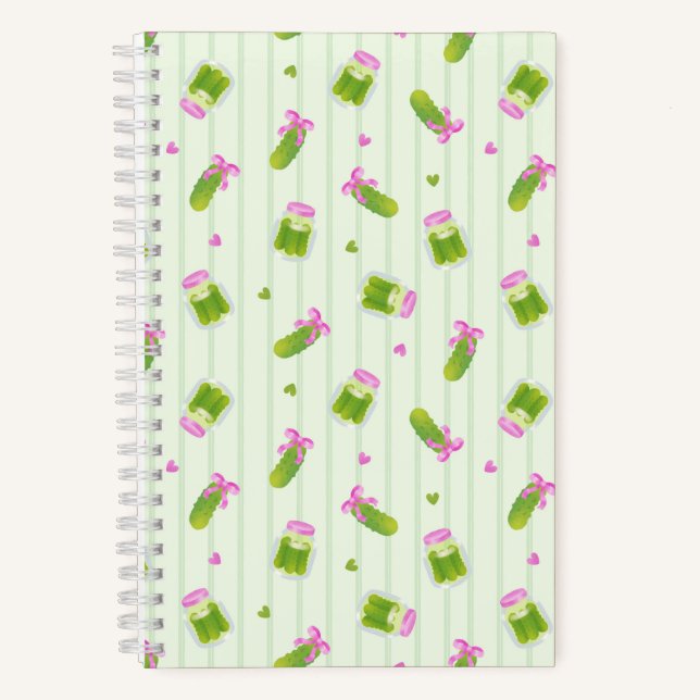 Pickle Green Notizbuch (Vorderseite)