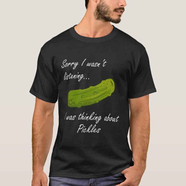 Pickle Ironic Sprichwort Fertig Gurke T-Shirt (Vorderseite)