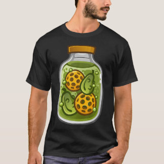 Pickle Jar Pickleball Jar Funny Pickleball Player T-Shirt