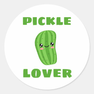 Pickle Lover Runder Aufkleber