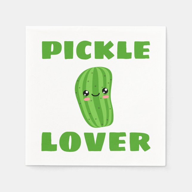Pickle Lover Serviette (Vorderseite)