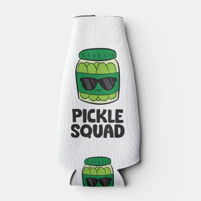 Pickle Lover Team Pickles Funny Pickle Squad Flaschenkühler (Vorderseite)