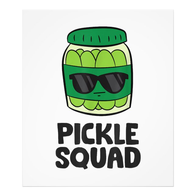 Pickle Lover Team Pickles Funny Pickle Squad Fotodruck (Vorne)