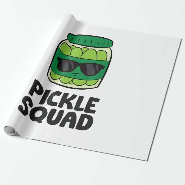 Pickle Lover Team Pickles Funny Pickle Squad Geschenkpapier (Ungerollt)