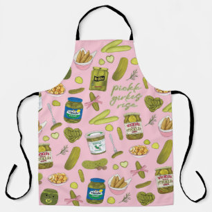 Pickle Mädchen Erheben Sich Süße Pickle Liebhaber  Schürze