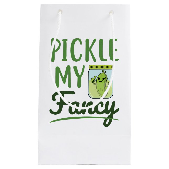 Pickle meine Extravaganten Pickles Lover Niedlich  Kleine Geschenktüte (Vorderseite)