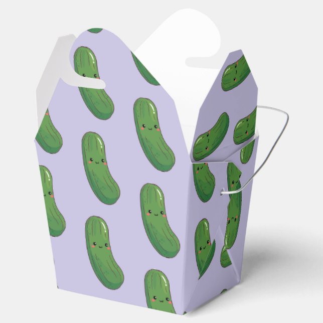 Pickle Muster Geschenkschachtel (Geöffnet)
