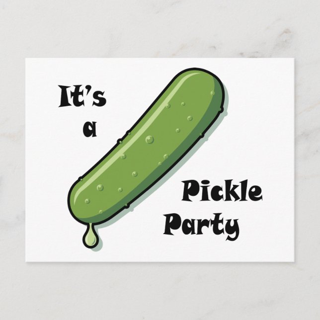 Pickle Party Postkarte (Vorderseite)