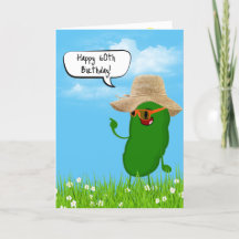 Pickle Person mit Hut für 60. Geburtstag