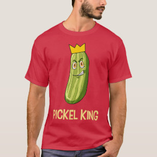 Pickle Pickles King Vegan Funny Food Veggie Liebha T-Shirt