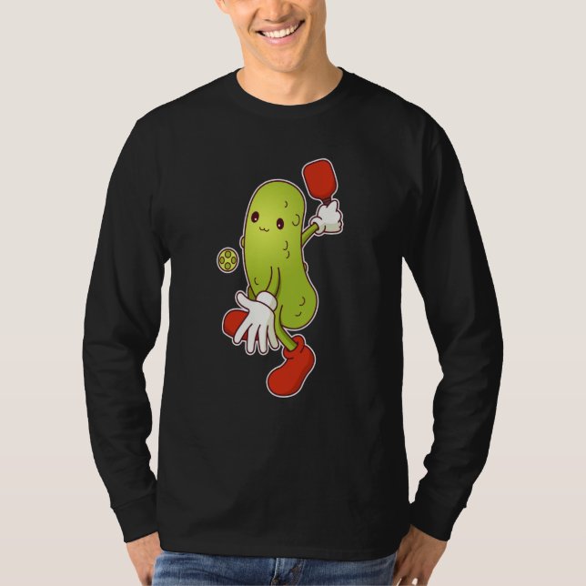 Pickle Playing Pickleball T-Shirt (Vorderseite)