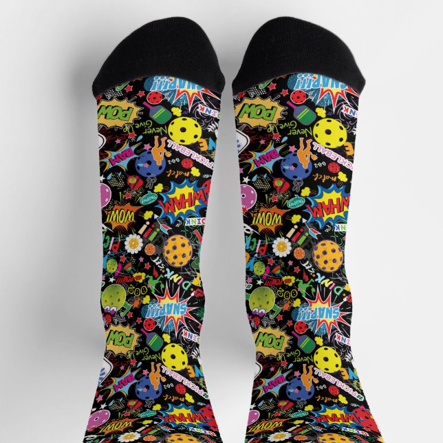😍Pickle POW! Crew Socks Socken (Oben)