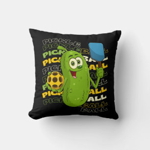 Pickle Power! Niedliche Pickleball-Kinder Kissen