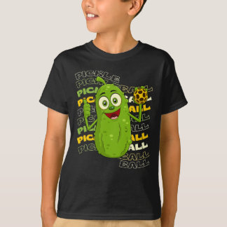 Pickle Power! Niedliche Pickleball-Kinder T-Shirt