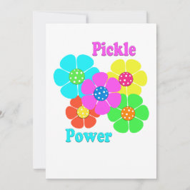 Pickle Power Pickleball Einladung