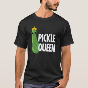 Pickle Queen Cute vegan für Frauen Mädchen T-Shirt