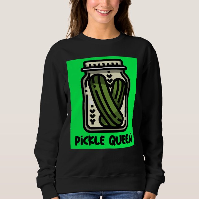 PICKLE QUEEN LADIES SWEATSHIRT (Vorderseite)