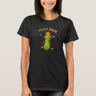 Pickle Queen Lustige vegane Gurke Gemüse T-Shirt