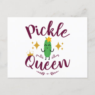 Pickle Queen Pickles Lover Girls Postkarte
