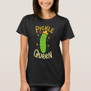 Pickle Queen Vegan Cucumber Gemüse T-Shirt