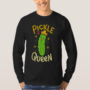 Pickle Queen Vegan Cucumber Gemüse T-Shirt