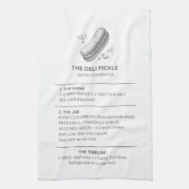 Pickle Recipe - Kitchen towel Geschirrtuch