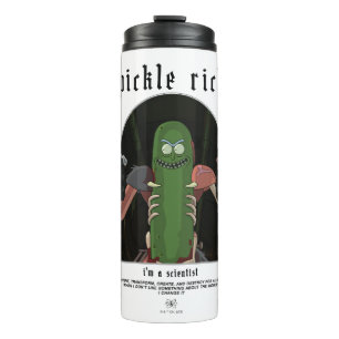 Pickle Rick - Ich bin ein Wissenschaftlicher Zitat Thermosbecher