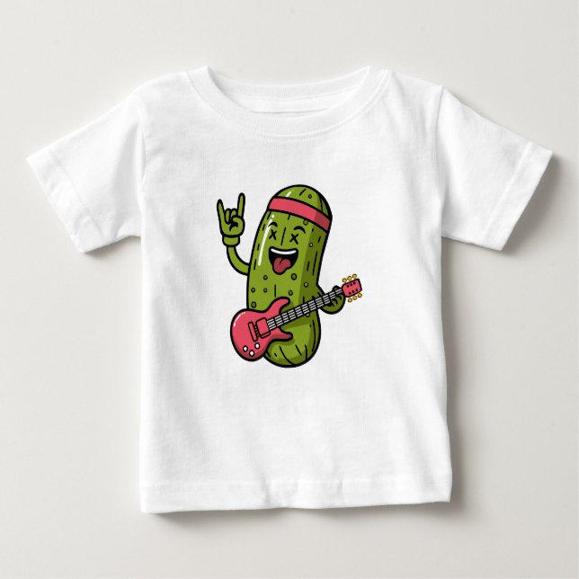 Pickle Rock Star Baby T-shirt (Vorderseite)