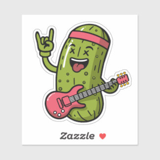 Pickle Rockstar Aufkleber