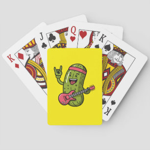 Pickle Rockstar Spielkarten