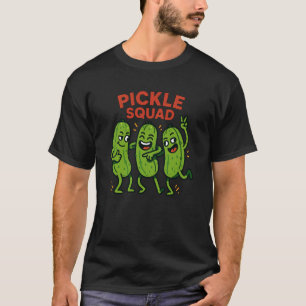 Pickle Squad Veganer Foodie Gurken Jungen Mädchen T-Shirt