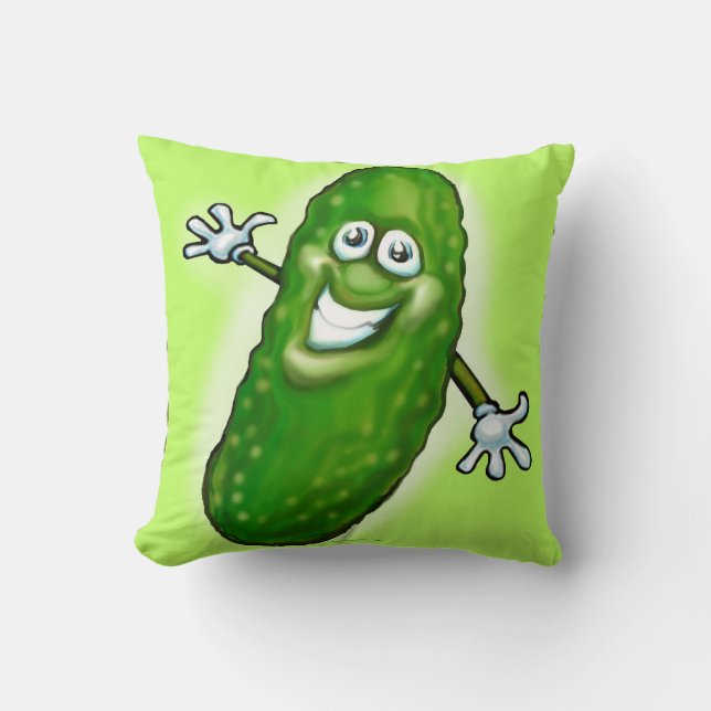 Pickle Throw Kissen (Vorderseite)