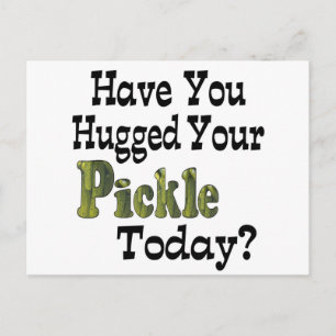 Pickle-Umarmer Postkarte