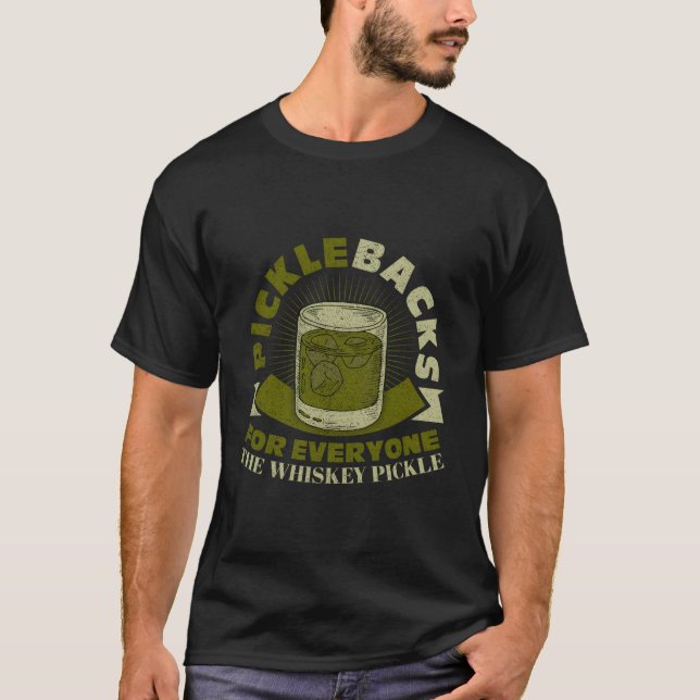 Picklebacks für alle die Whiskey Pickle Pullov T-Shirt (Vorderseite)