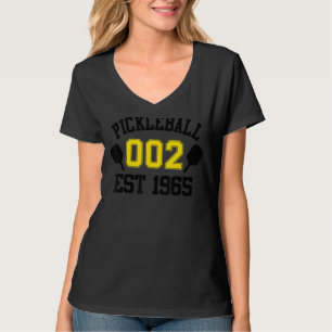 Pickleball 002 Est 1965 Funny Pickleball Athletic T-Shirt