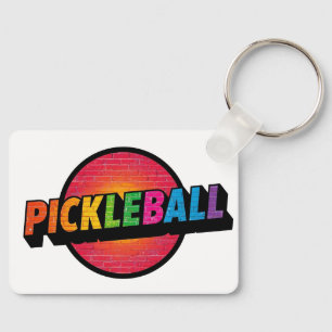 Pickleball-Acryl-Schlüsselanhänger Schlüsselanhänger