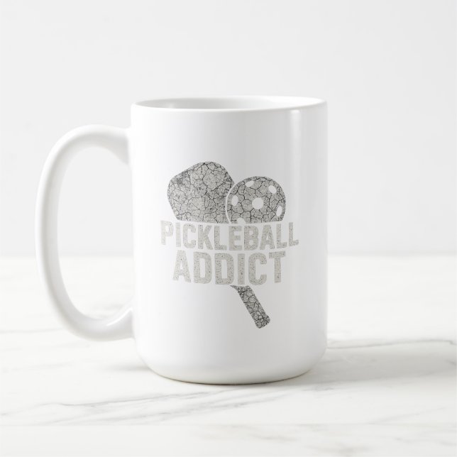 Pickleball Addict Premium Kaffeetasse (Links)