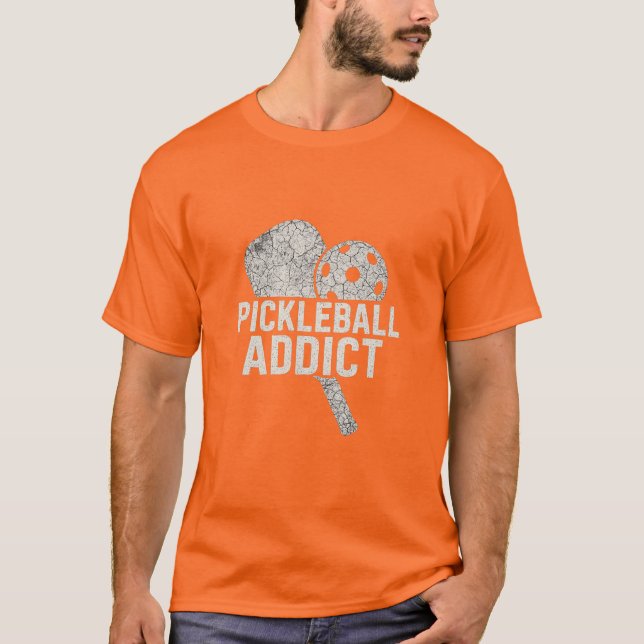 Pickleball Addict Premium T-Shirt (Vorderseite)