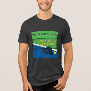 Pickleball Addicts verlieren und fahren die ganze Tri-Blend Shirt