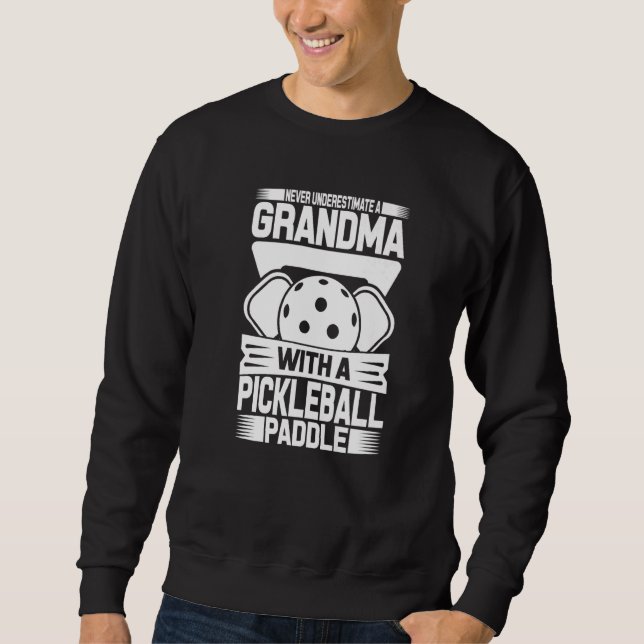 Pickleball Aiming Paddle Pickleball Player Fun Hob Sweatshirt (Vorderseite)
