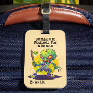 Pickleball Alien Gepäckanhänger