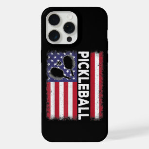 Pickleball American Flag Funny Pickleball Lover Vi iPhone 15 Pro Max Hülle