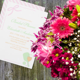 Pickleball and Prosecco Bridal Shower Einladung