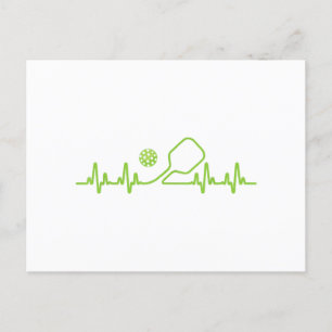 Pickleball Art für Männer Frauen Pickle Ball Pickl Postkarte